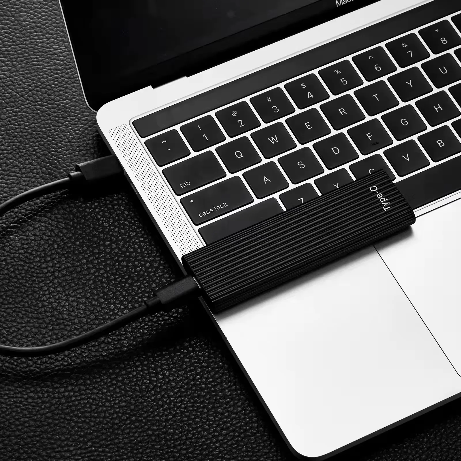 OEM Portable SSD USB 3.1 To M.2 NGFF/NVME Aluminum Box 2T Solid State Drives Case for 2230 2242 2260 2280 for PC Laptop