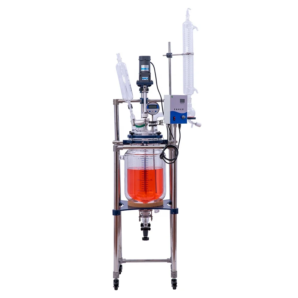 150L 200L 200 L Liter Ltr Industrial Plug Flow Glass Reactor