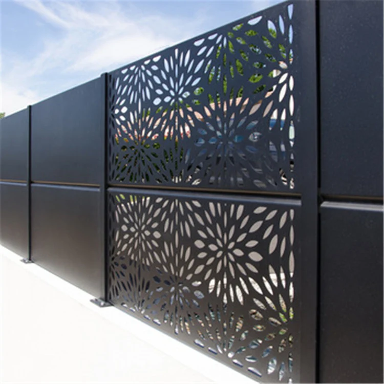 Чешские экологически чистые сетки для ограждения, Недорогие Стальные заборные панели с лазерной резкой, кованые железные заборы