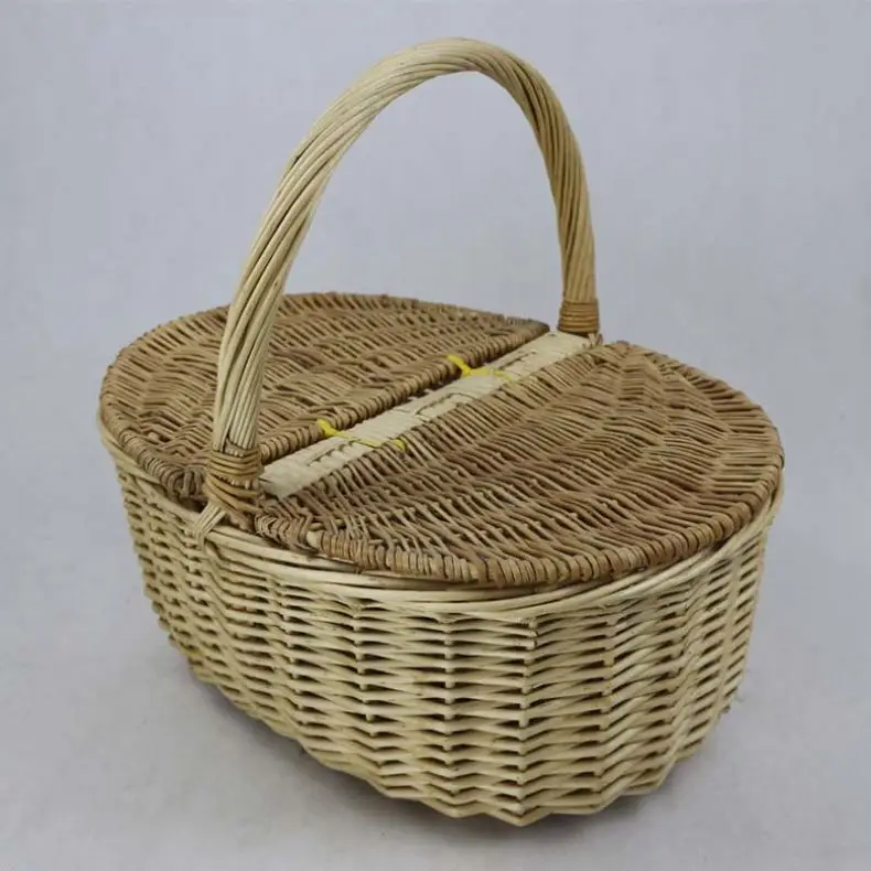 Good Quality Gift Wicker Basket Wicker Rattan Storage Basket Handmade Baskets