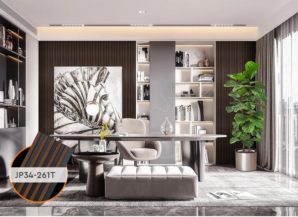 Wangbin factory new design wholesale lightweight plastic interior decoration ps wall panels boards JP 34