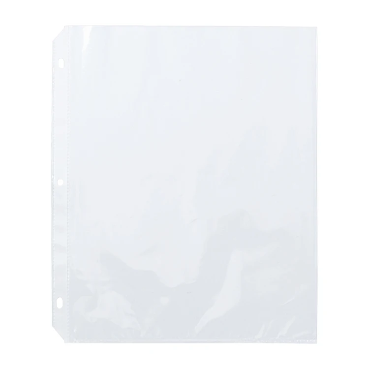 PP Plastic Matt Texture Transparent Clear3 Ring Binder System Factory SALE  Binder Pockets