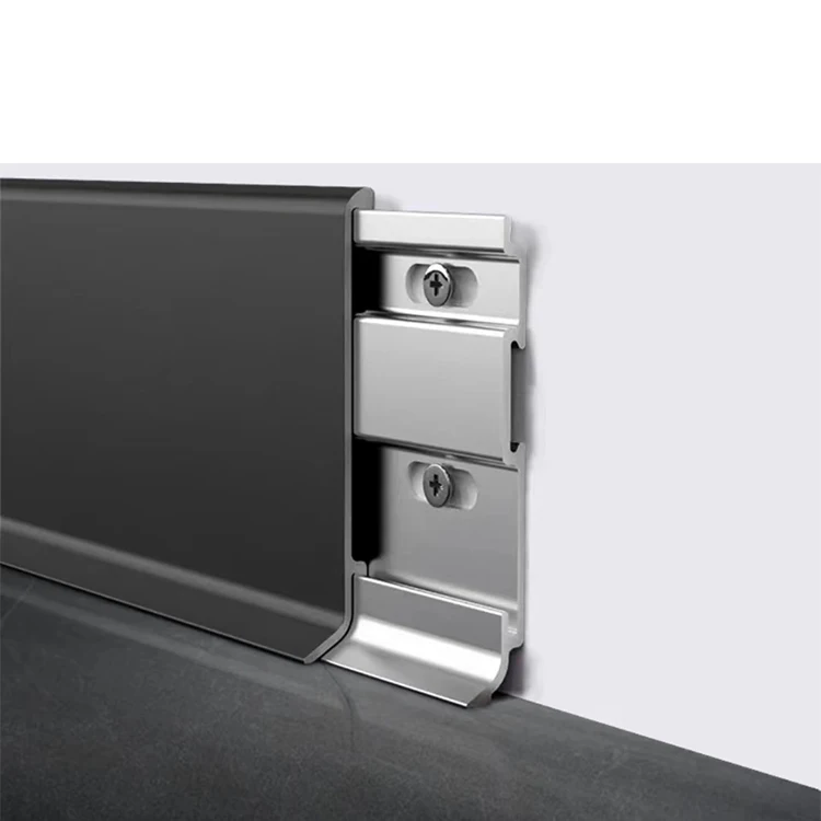 Wholesale Flooring Accessories Aluminum Alloy Skirting Board for Home and Hotel