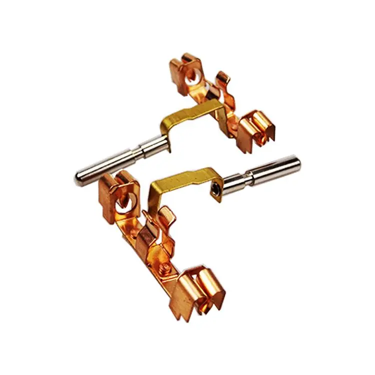 Штамповочные детали от производителя, штамповочные детали, контакты, адаптер uk, предохранитель, латунные детали