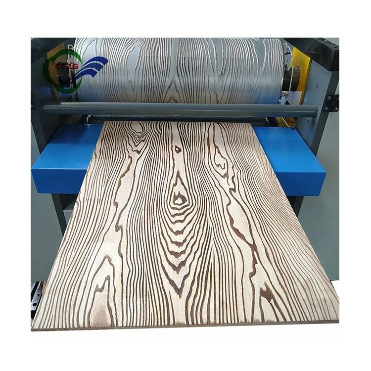MDF WPC solid wood press embossing machine wood grain embossing machine