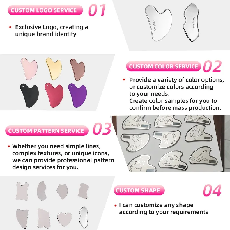 OEM/ODM Custom treatment Massage muscle relaxation pulse body Chiropractic Heated massage fascia gun EMS massager Gua sha tool