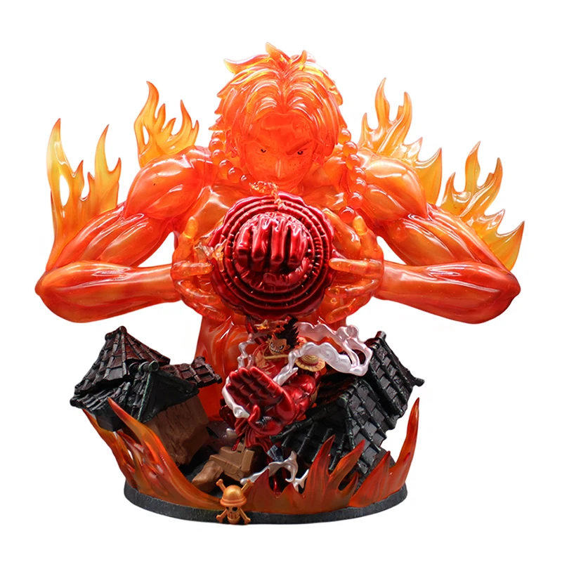 48cm Anime One Pieces Luffy Action Figure PVC Collectible GK Model Decoration Toy for Gift