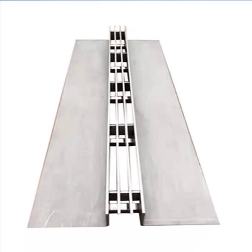 Custom Length Garage Floor Drain Trench Drain Channel Cover Outdoor Stainless Steel Grating Drainage Channel