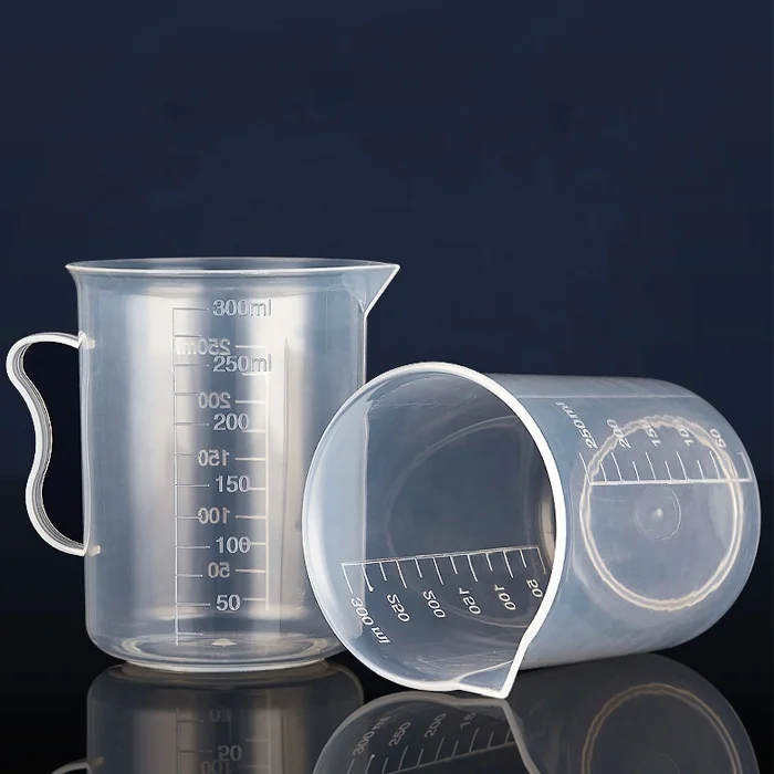 Tiandi Lab 300ml Graduated Plastic Beaker With Handle