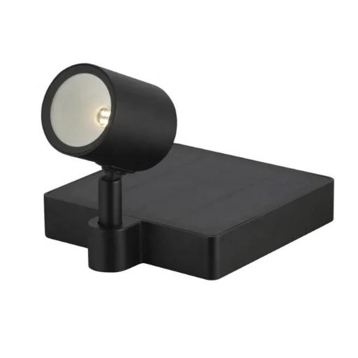 landscape waterproof aluminum round ground outdoor led solar spot lawn light for garden