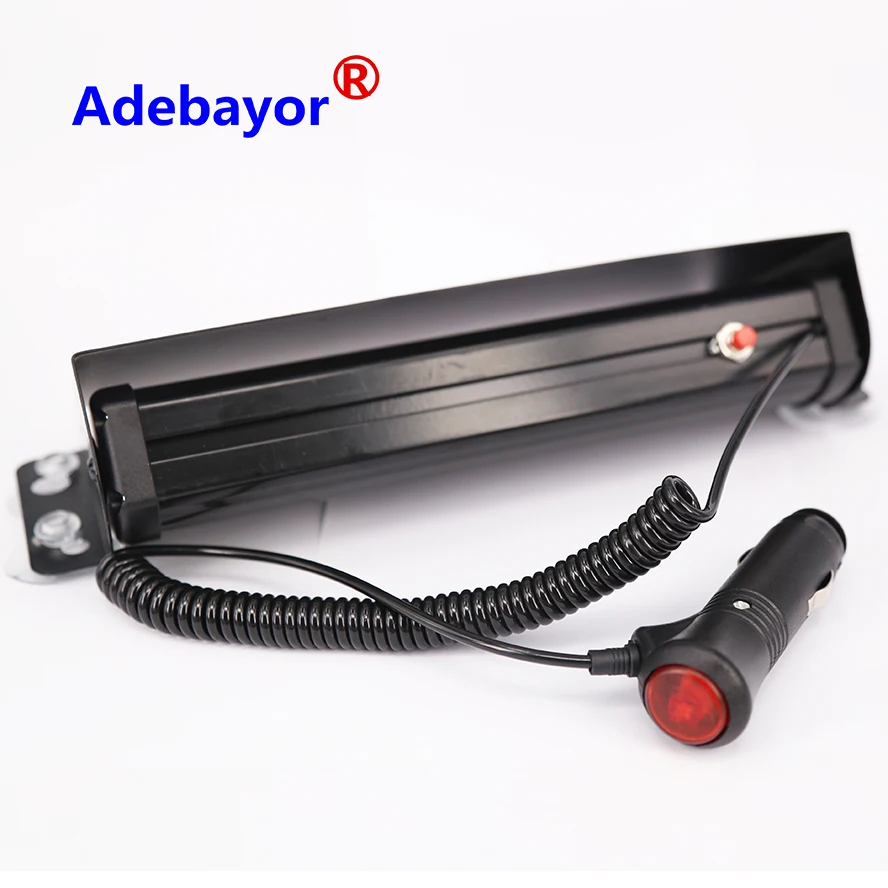 DC12V Automobile Flashing Led Work Lamp Vehicle Emergency Flasher Police Warning Light 8 Led Car Strobe Lights