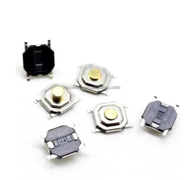 1000 шт./упак. SMD 4*4*1,5 мм 4X4X1.5MM Тактильные Такт кнопочный микро переключатель