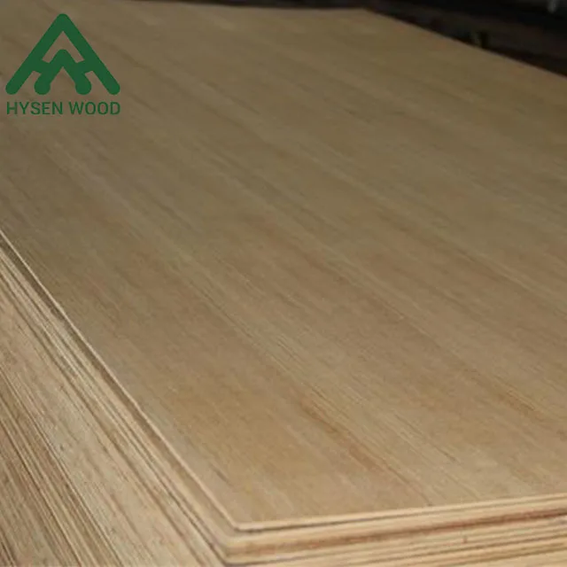 Hysen manufacture hot sale 12mm  teak veneer core fancy furniture Face veneer sanded smoothy veneer core plywood