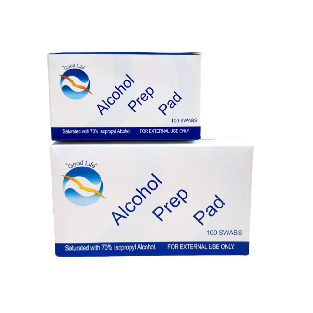 Custom alcohol prep pad swab wipes small alcohol wipes antibacterial alcohol wipes