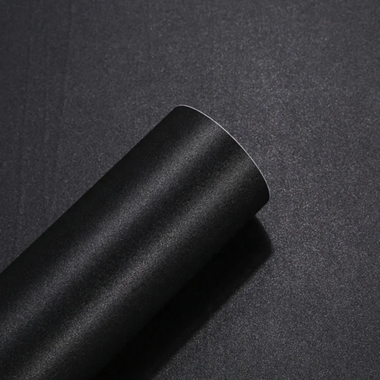 Bedroom Pvc Decorative Office Self Adhesive Black Wallpaper
