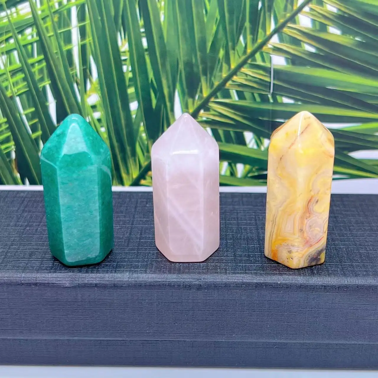 1.5inch natural stones healing gemstone mini size towers mascot mini size  Carving Crafts Crystal points
