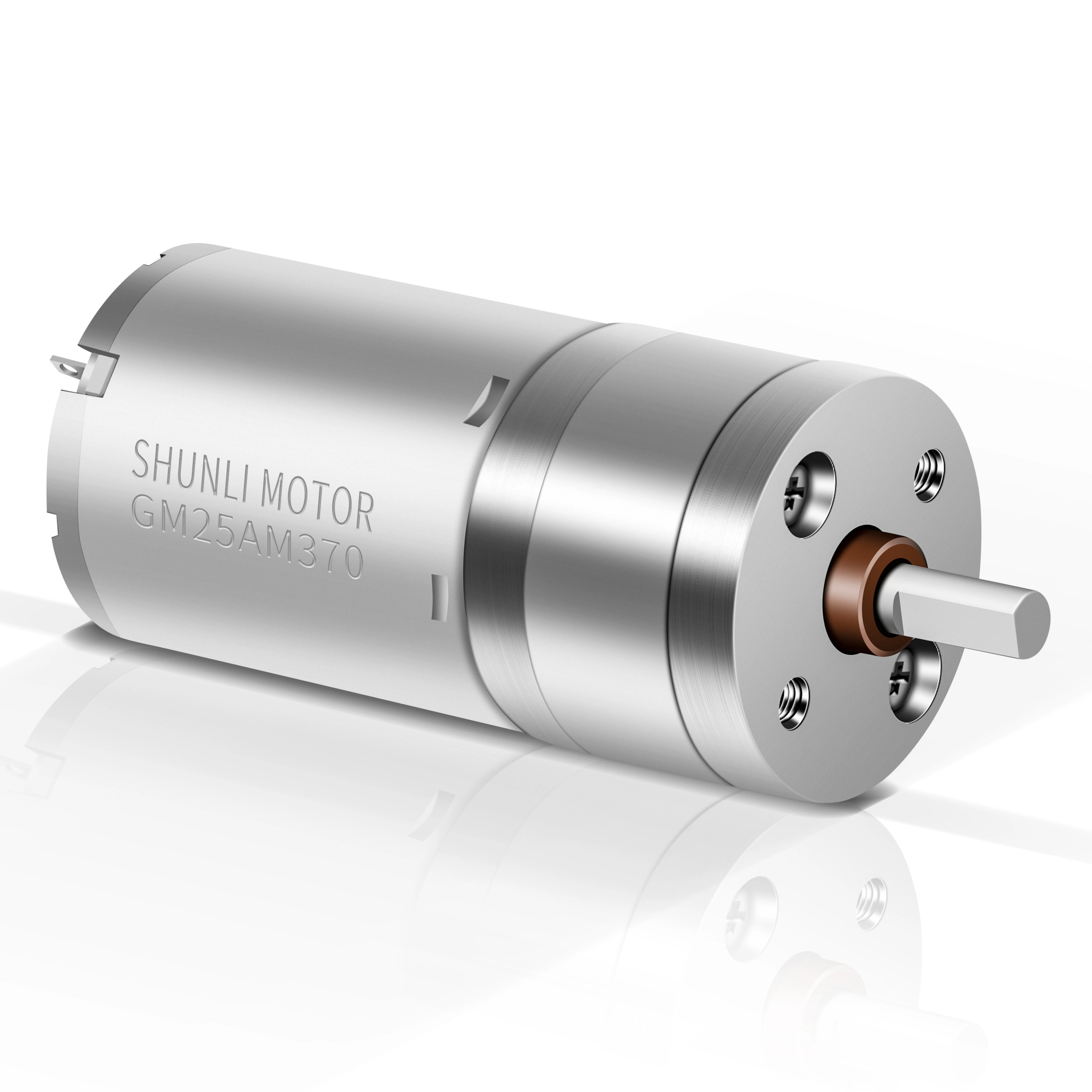 High speed 3v 12v micro dc geared brush motor with 25mm mini gearbox