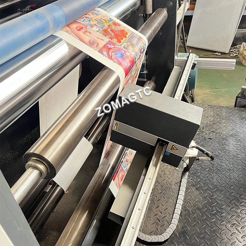 Automatic Flexo Label Printer Machine Roll To Roll Flexographic 5 Colors Flexo Printing Machine Flexo Printing Machine Roller