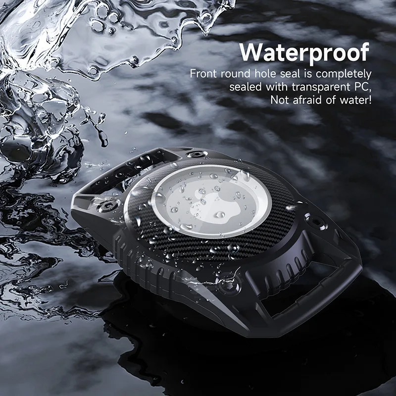 Waterproof Airtag Case for Dog Collar Airtag Dog Collar Holder Hard TPU Full Protection Airtag Holder Cat Dog GPS Tracker