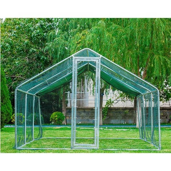 3*2m  Chicken Run Coop Rabbit Ducks Hen Poultry House Large Metal Cages
