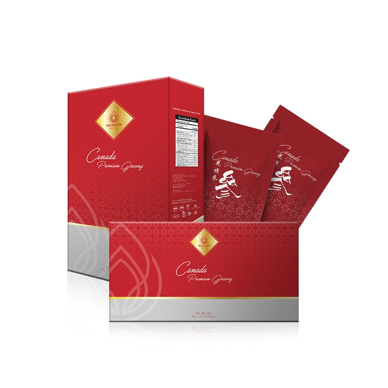 Best Selling Price Canada Premium Ginseng Health Tea Helps To Relieve Physical Fatigue Suitable For Adults