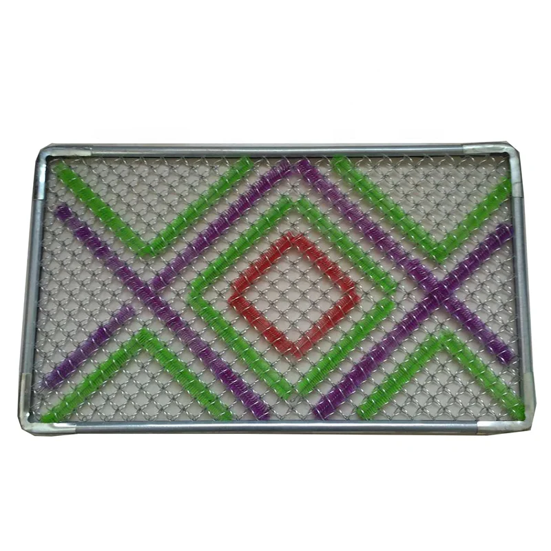 screen steel matting wire brush door mat Foot scraper mat/straw Anti-Slip Entrance Stainless Steel Wire Mesh Door Mat/Doormat