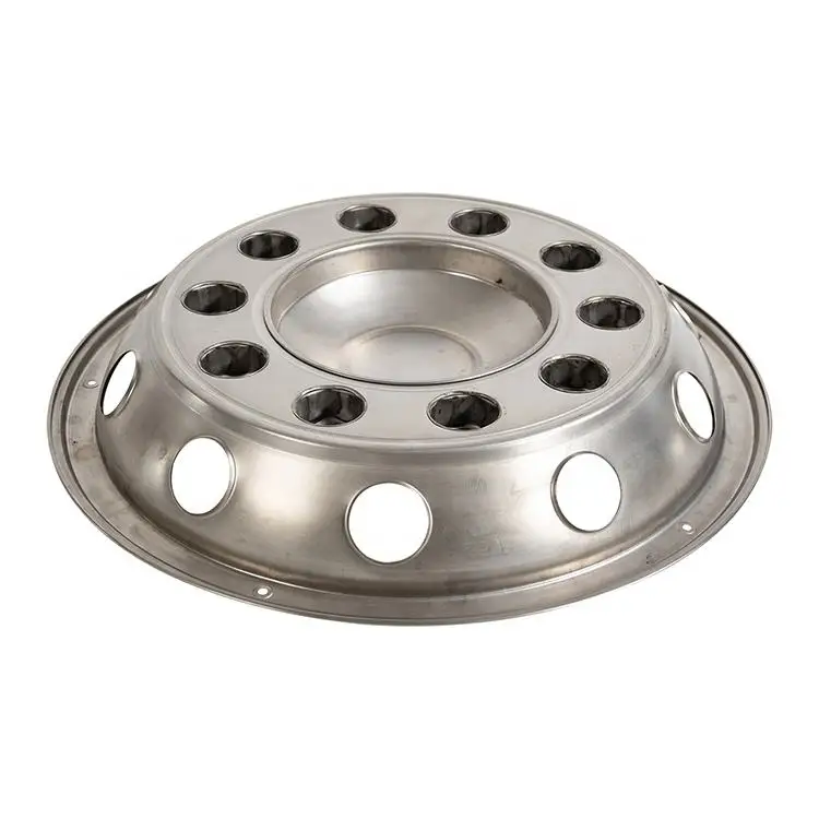 Customized Wheel Cover Truck Parts 22.5 Inch Mirror Polished Stainless Steel Wheel Simulator For European Truck