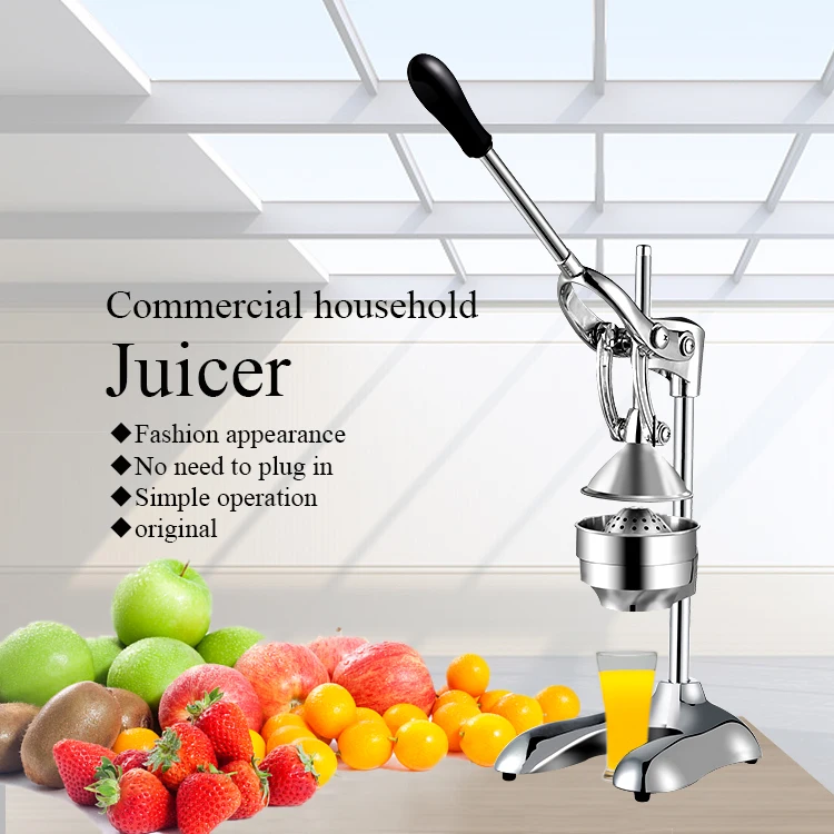 Manual Juicer Hand Press Professional Citrus Juicer Countertop Metal for Oranges, Lemons, Limes, Grapefruits and More