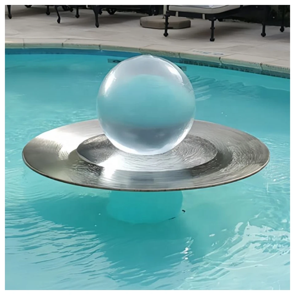 304 Stainless Steel Fountain Balls Outdoor Park Garden Water Features Outdoor Feature Fountain Balls Custom Metal Fountain Balls