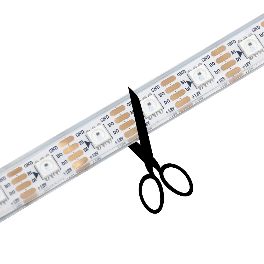 Hot Sale Custom or Standard Flexible SMD LED Strip Safety RGB Led Strip Light 12v Waterproof Led Light Strip