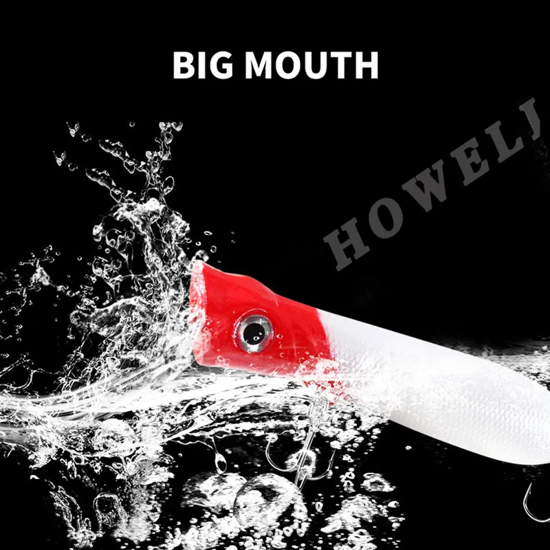 floating popper 85mm 12g hard bait Topwater Bubble Popper fishing lure