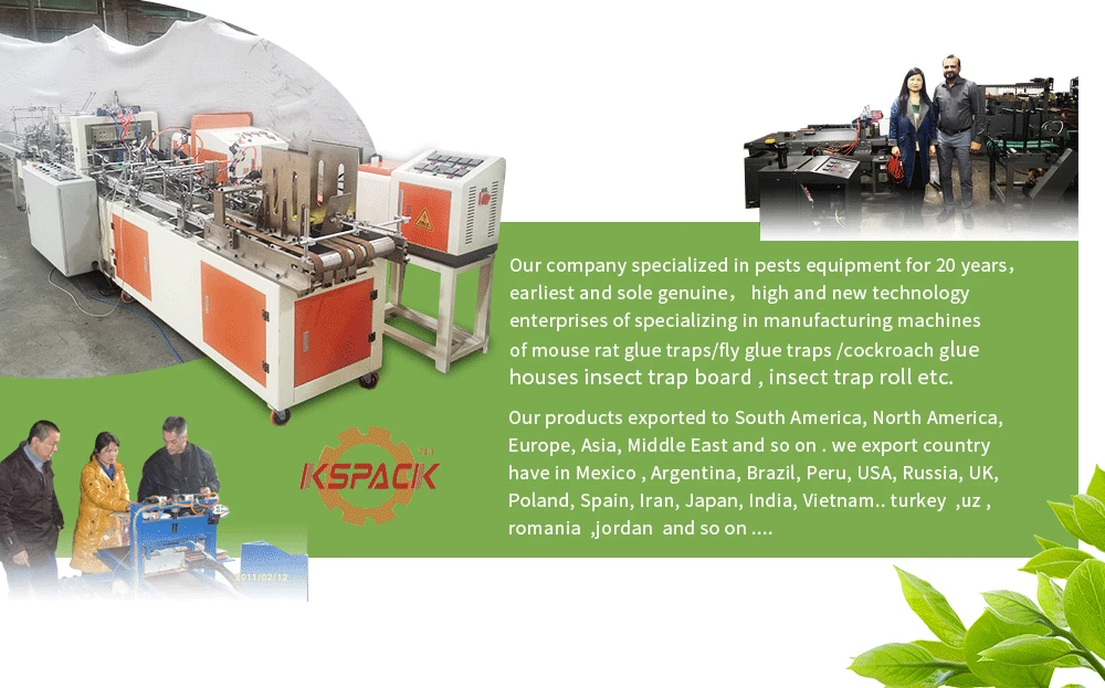 Full Automatic Machine For Producing Mouse Glue Trap Pad Rat Trap And Insect Glue Trap Making Machine