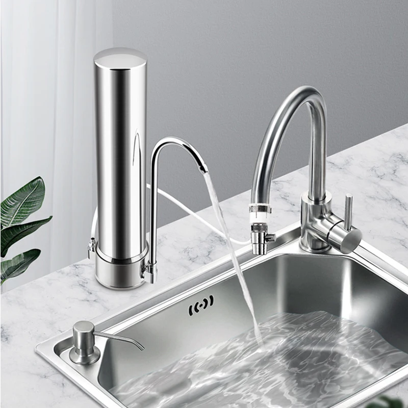 countertop water purifier home water purifier Stainless steel filter Kitchen tabletop filtration machine