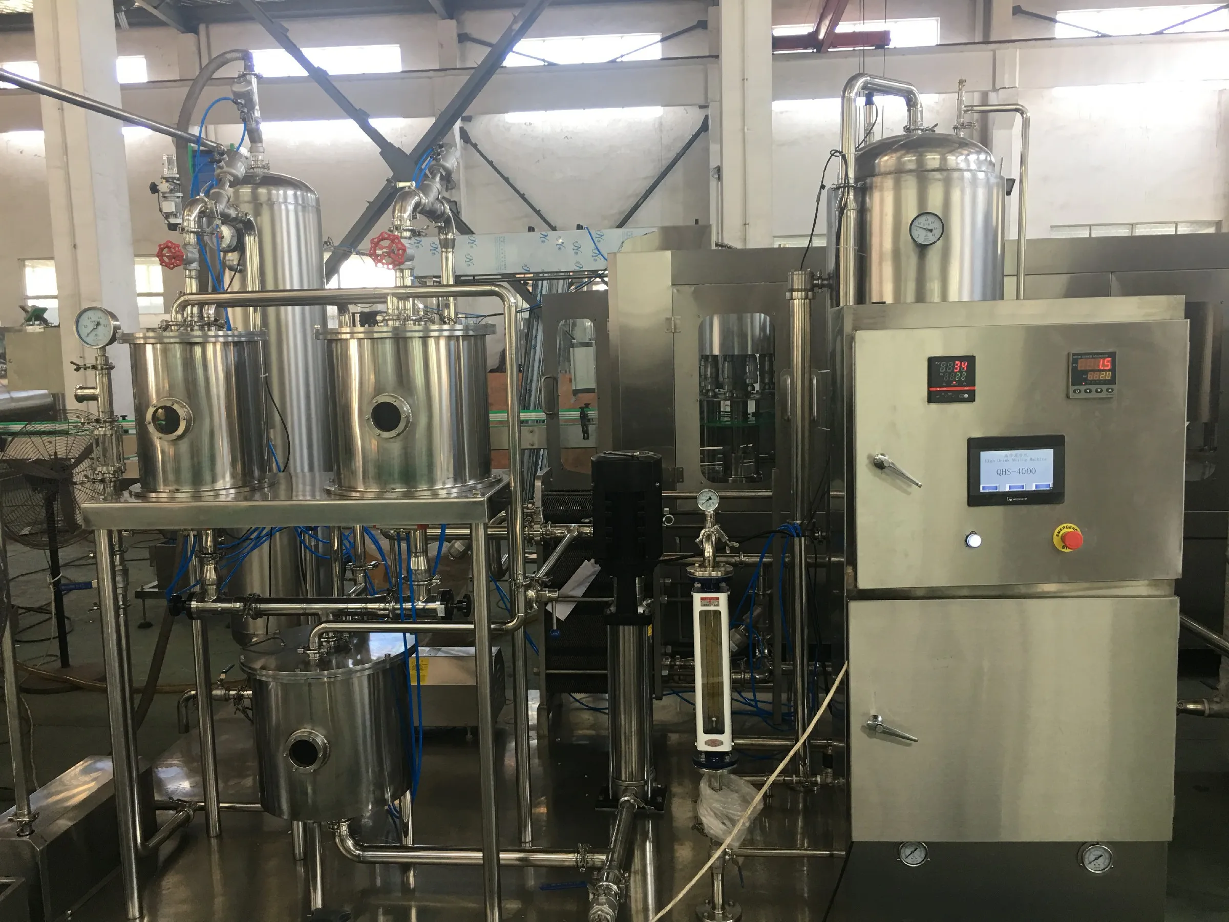 5000L per hour carbonated soft drink carbonator beverage mixer