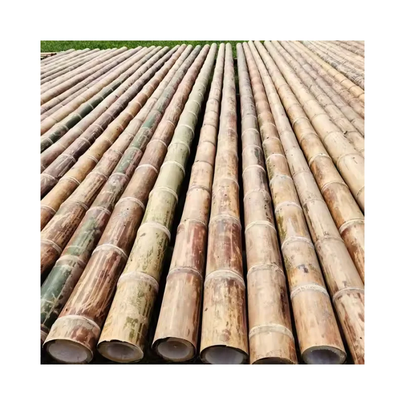 Высокое качество оптовая продажа натурального длинного прямого сыпучего сырья декоративные столбы бамбуковый столб