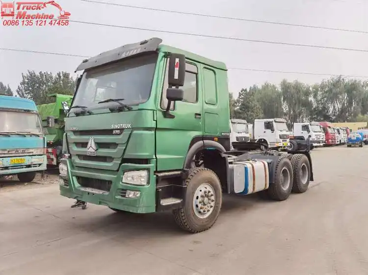 
Low Price 371hp Used SINOTRUK HOWO Truck Tractor Units 6x4 for sale 