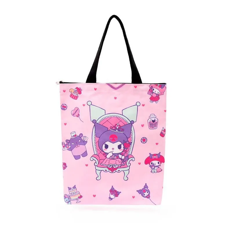 new designer wholesale cute shopping bag large capacity student girl shoulder bags cartoon kawaii bag canvas melody handbag