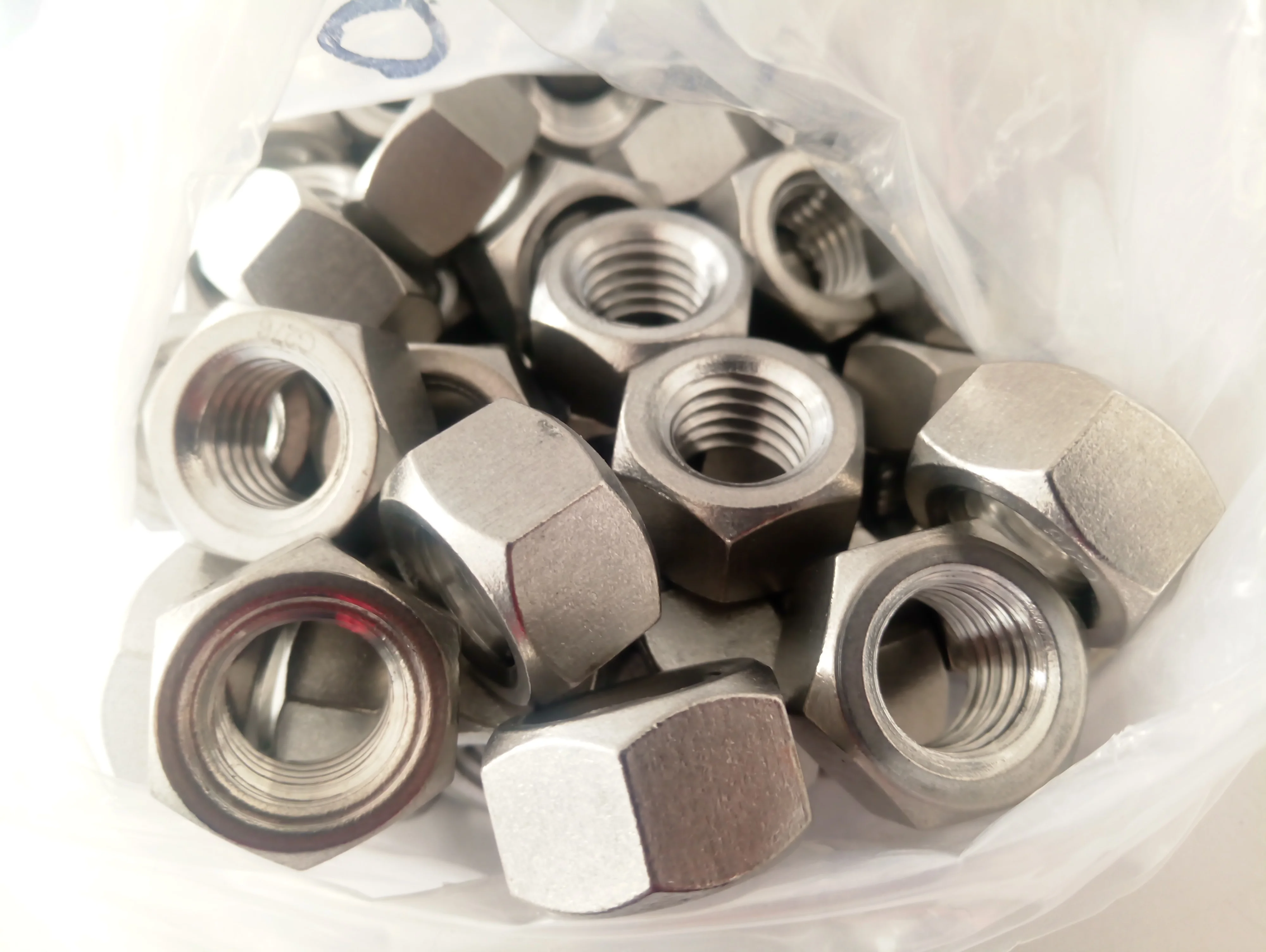 Best Quality Nickel Alloy Inconel 718 W.Nr.2.4668 DIN 934 Hex Head Nut in Stock