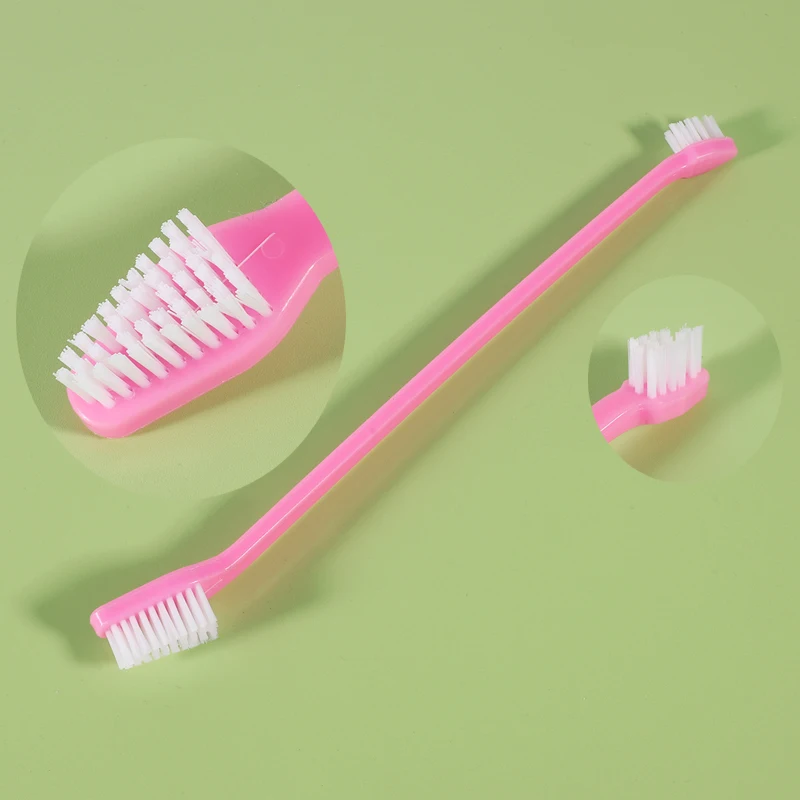 Portable Soft Silicone Dog Finger Toothbrush Set Easily Clean Teeth Dirt Pet Grooming Toothbrush With Toothpaste