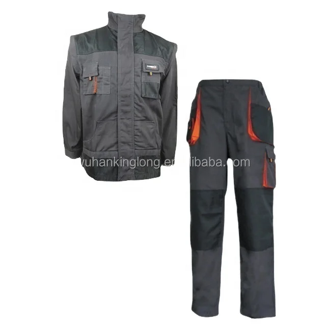 Горячая Распродажа рабочие брюки из полиэстера и хлопка рабочая одежда с 6 шестью карманами униформа для механических грузов на заказ мужские