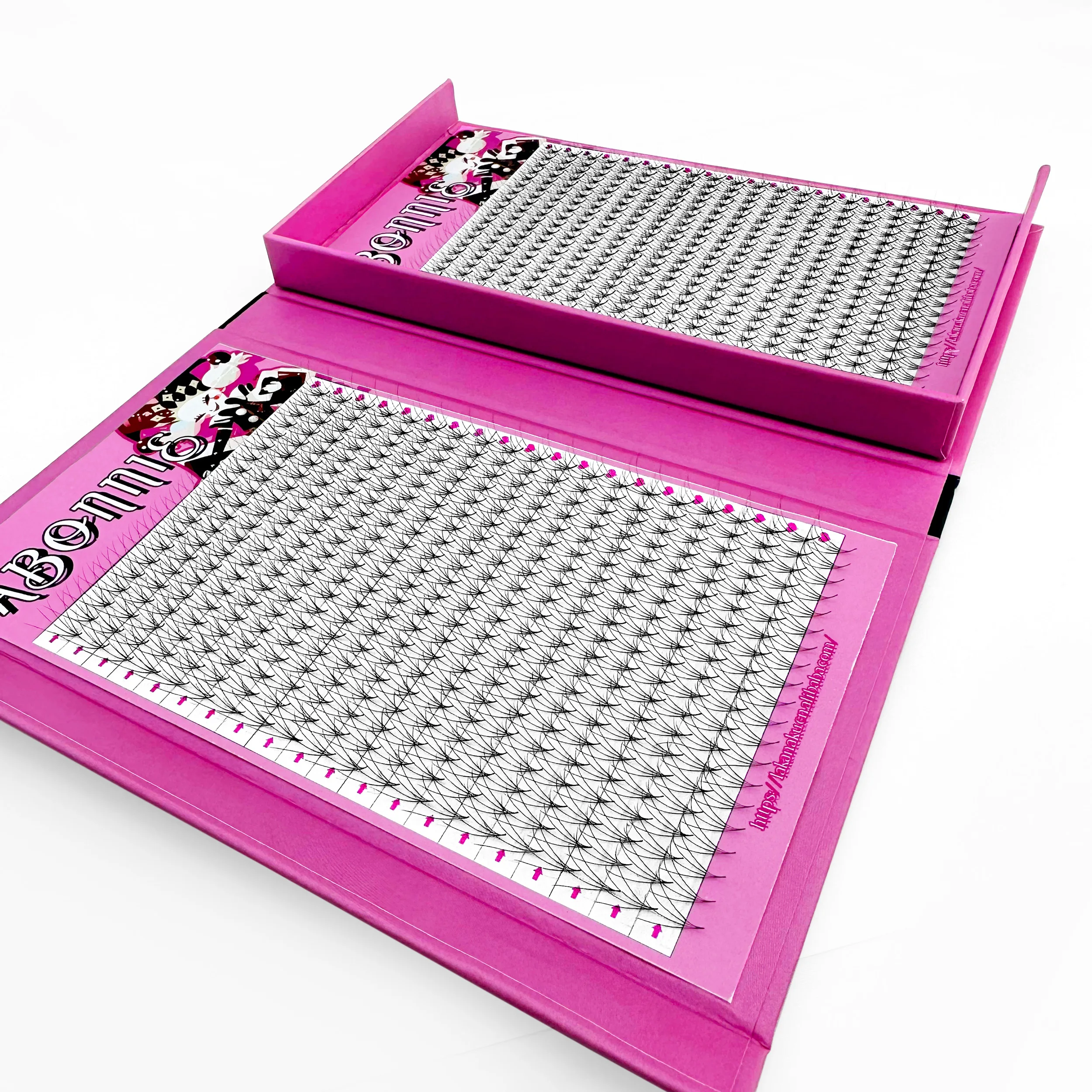 Предварительно изготовленные объемные ресницы