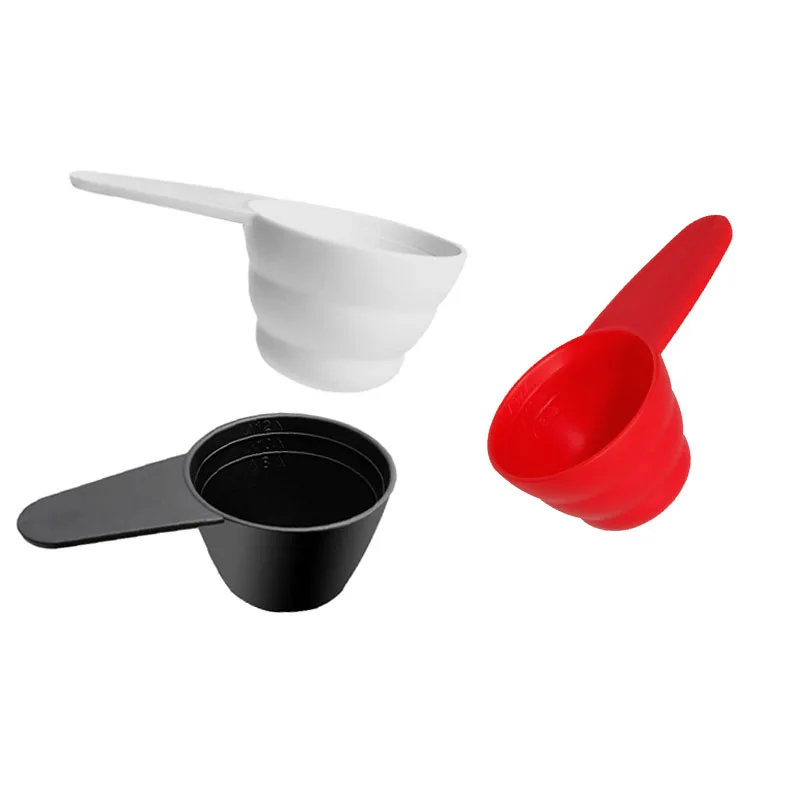 Perfect Reusable Food Grade PP Material Short Handle Coffee Measuring Spoon for Coffee Shop