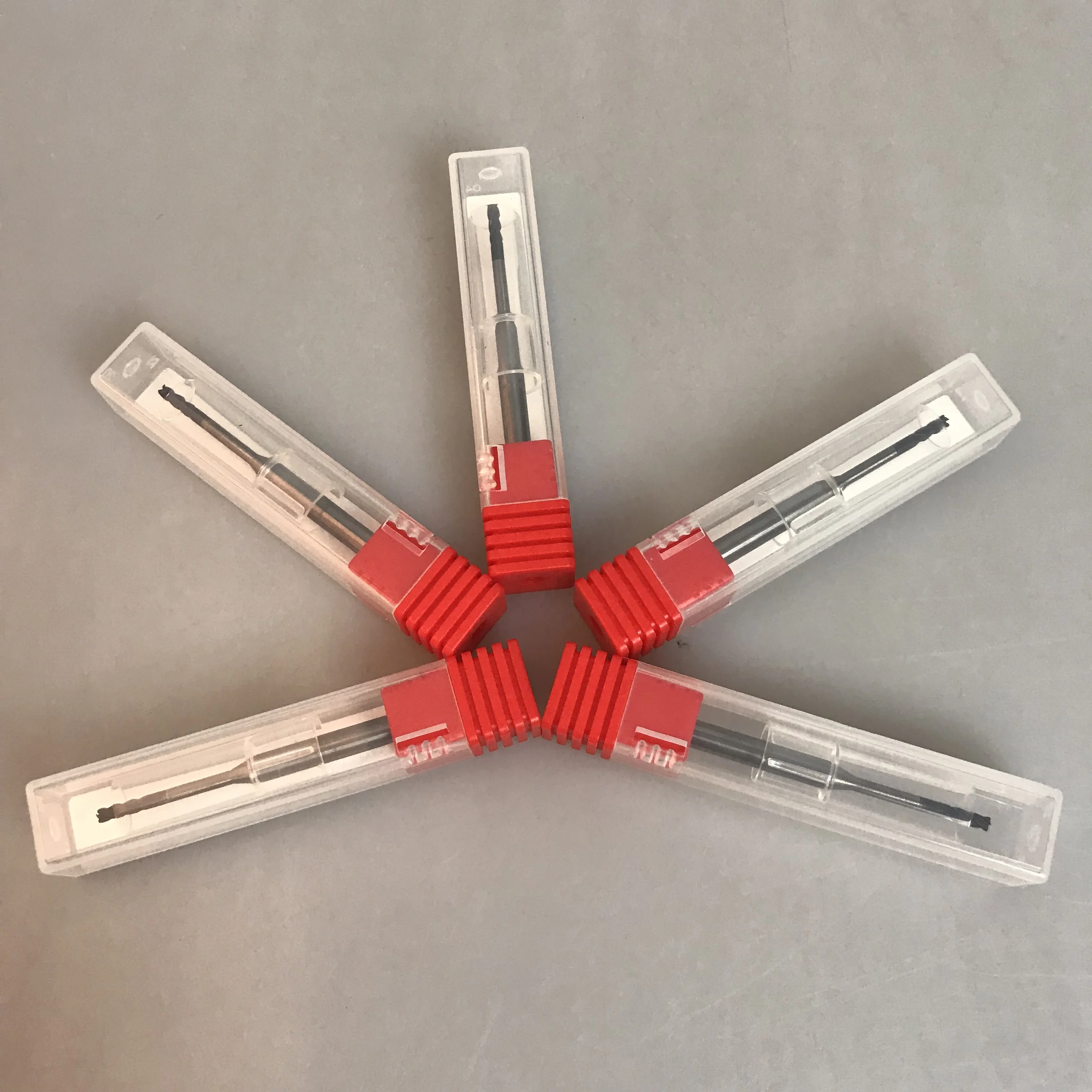 Carbide diamond coating flat endmill cutting tool for machining graphite and carbon