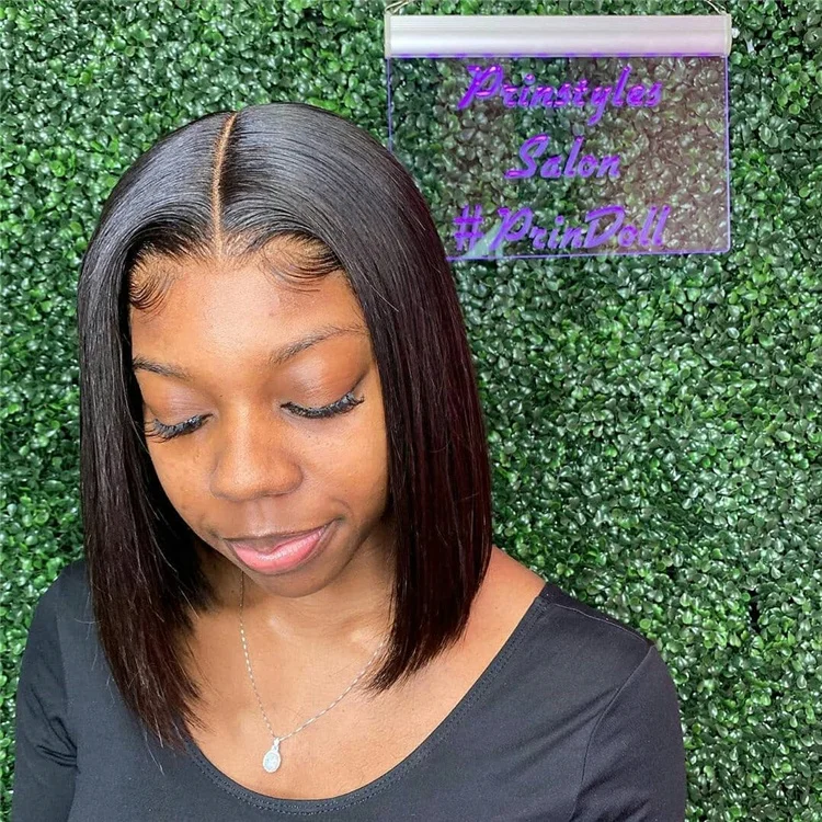 
Straight Wigs Hair Manufacturer Virgin Human Hair Wholesale Lace Front Wigs 13x4 Lace Frontal Bob Wig 