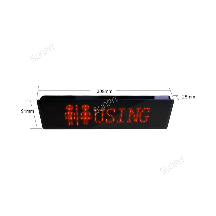 Wall hung toilet board or embedded led toilet signs chinese wc toilet smart signs