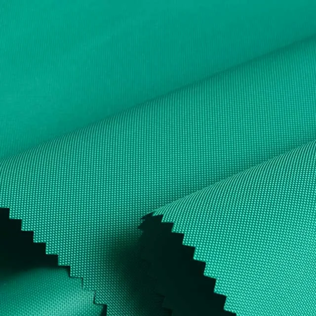 Army Green 100% Polyester Oxford Fabric for Raincoat and Rain Tarpaulin