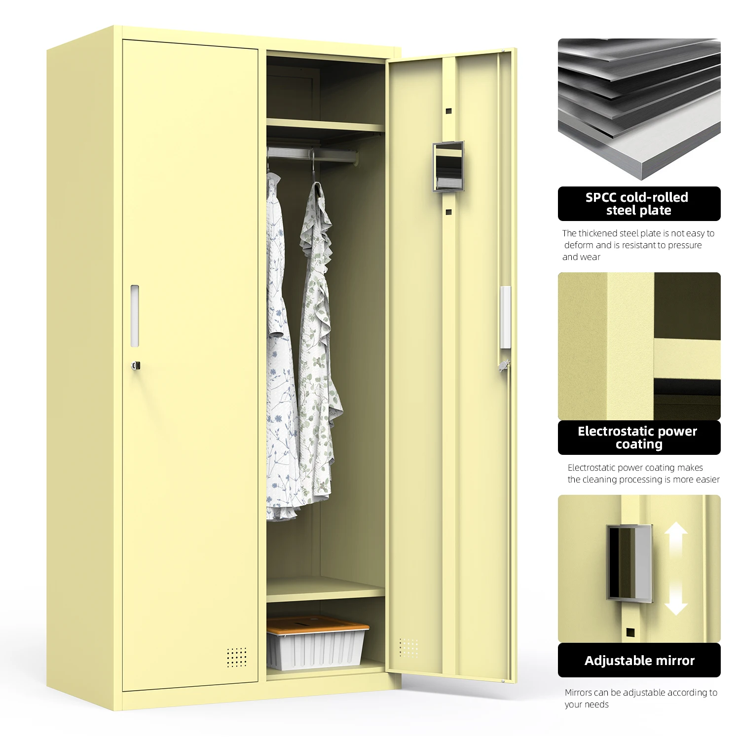 key lock compartment cupboard cloth furniture storage 2 3 4 6 9 12 door wardrobe metal steel locker cabinet