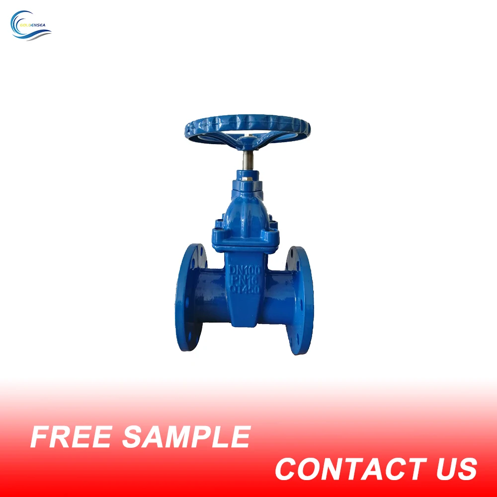 DN100 Cast Iron Water Flange  Gate Valve Price