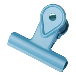 Popular 40mm 50mm wholesale office electroplated brass customised metal bulldog clips