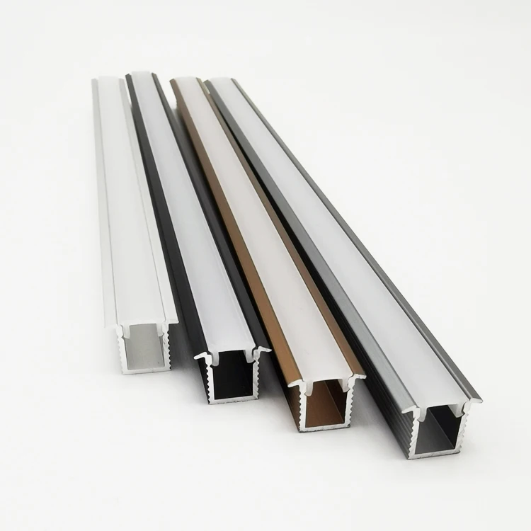 LED Aluminum Profile Lights LED Built in Ressesed Lighting for Kitchen Cabinet Sensor Induction Slot Lighting Strips
